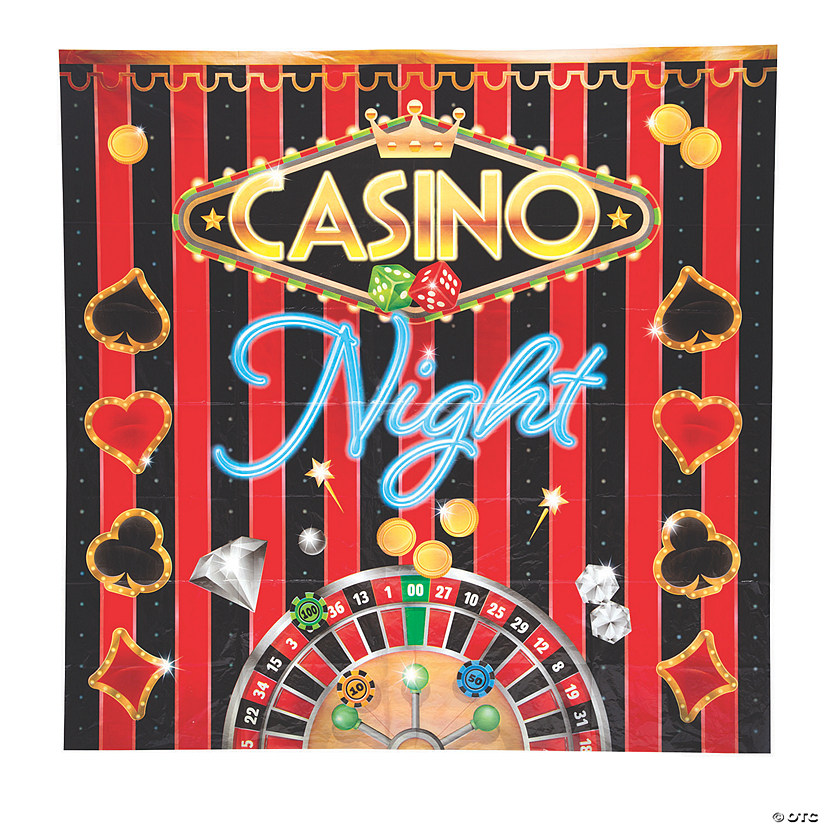 Casino Night Backdrop Image