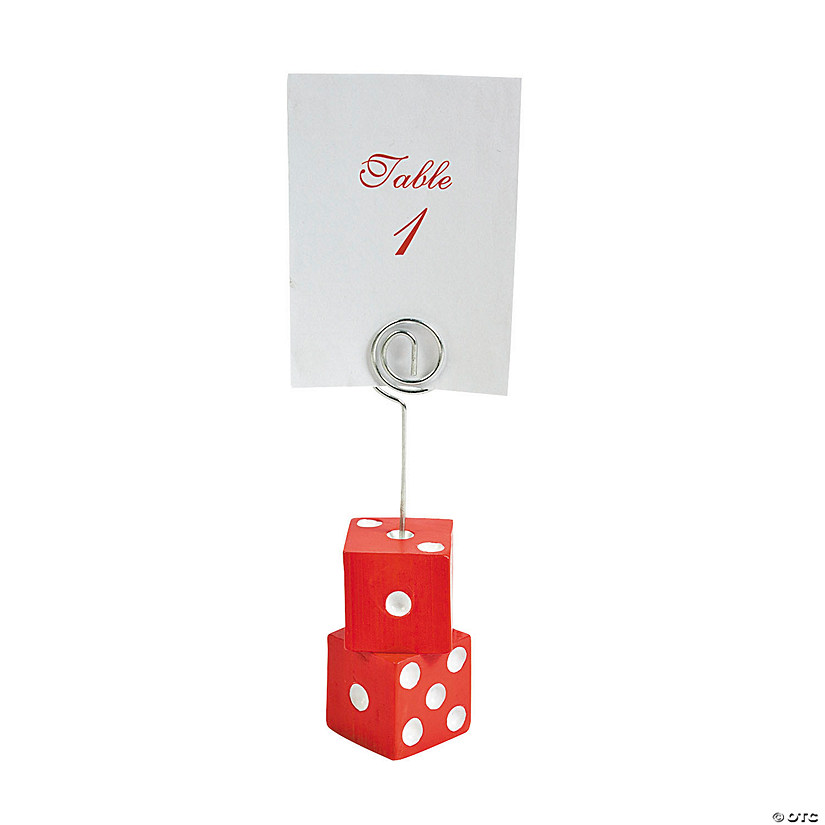 Casino Place Card Holders - 12 Pc. - Less Than Perfect Image