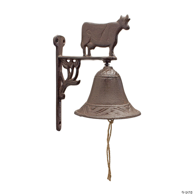 Cast Iron Cow Bell 9"H Image