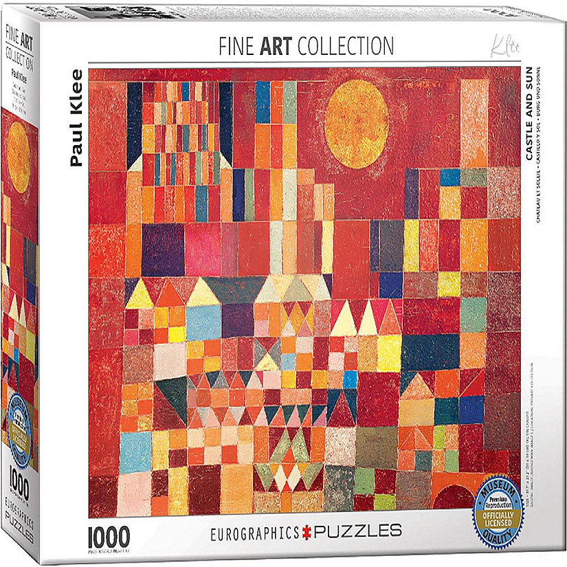 Castle and Sun by Paul Klee 1000 Piece Jigsaw Puzzle Image