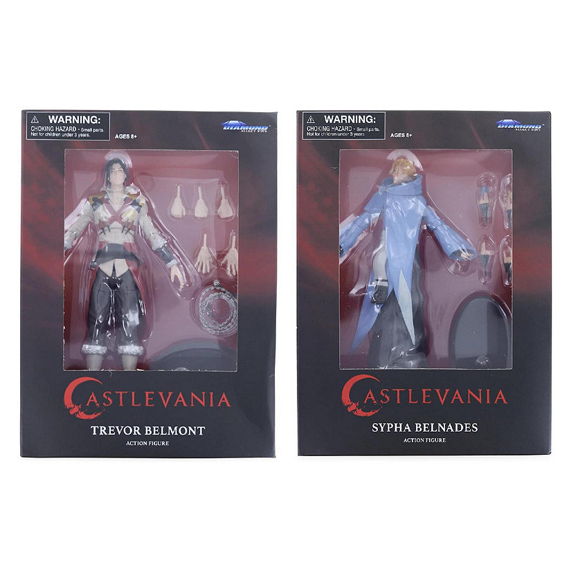 Castlevania 7 Inch Action Figures Set of 2  Sypha Belnades & Trevor Belmont Image
