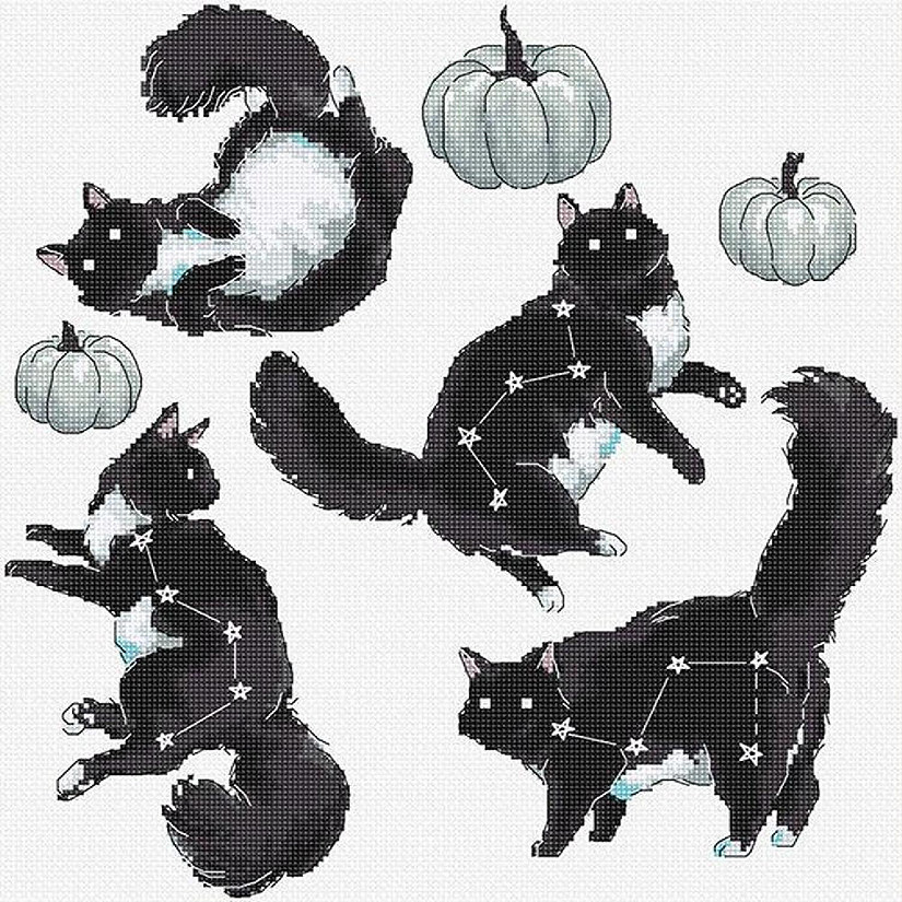 Cat Constellation L8817 Counted Cross Stitch Kit Image