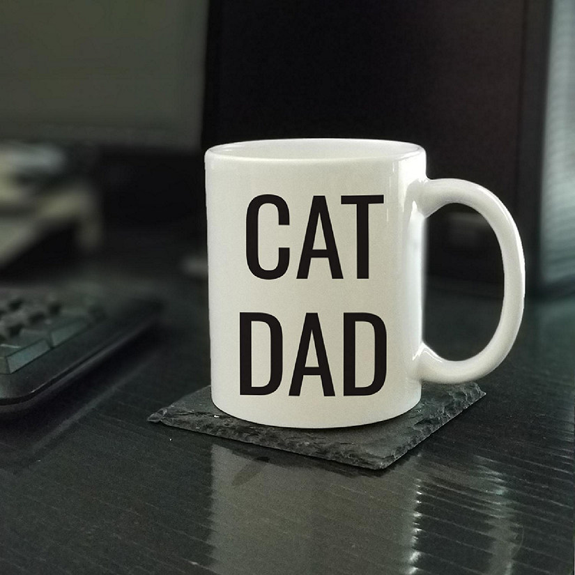Cat Dad Ceramic Mug Image
