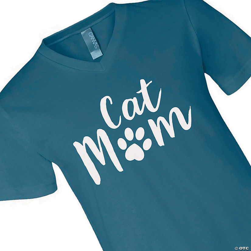 Cat Mom Adult&#8217;s T-Shirt Image