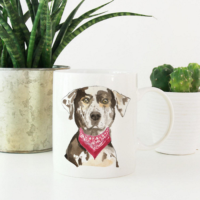 Catahoula Leopard Red Scarf Mug Image