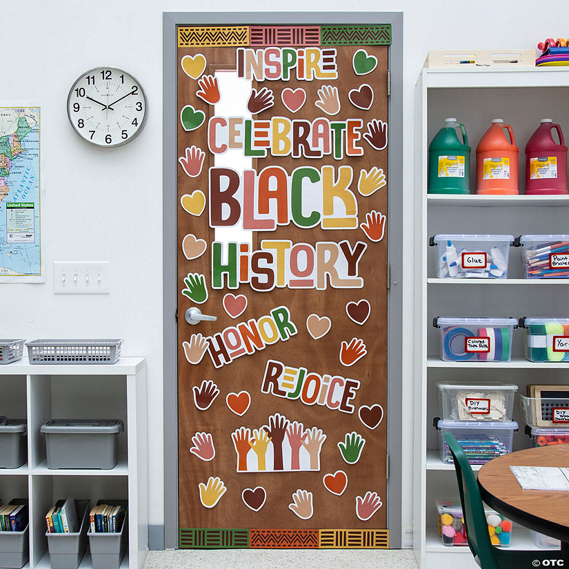 Celebrate Black History Classroom Door Decorating Kit 43 Pc