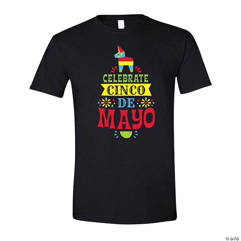 Celebrate Cinco de Mayo Adult&#8217;s T-Shirt Image