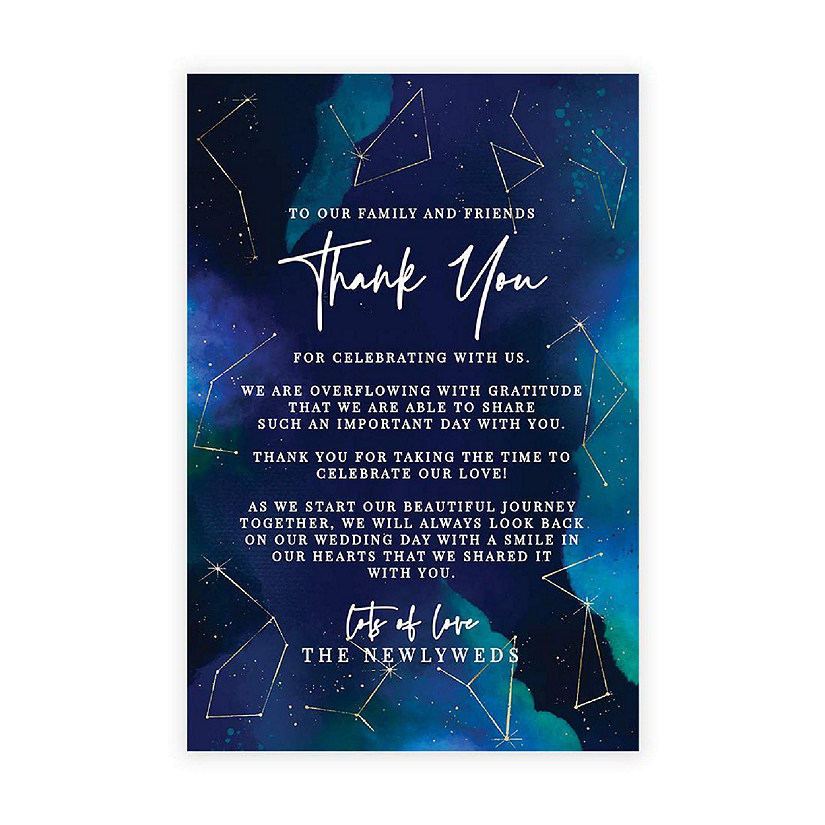 Celestial Astrology TY Card 4x6IN 56PC Image