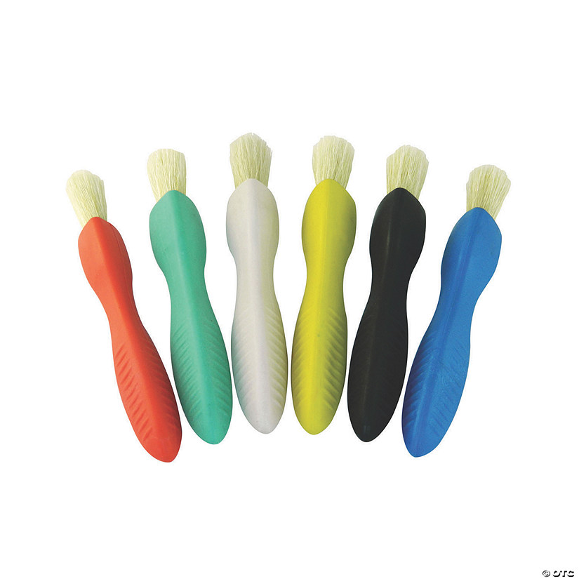 Center Enterprises&amp;#174; Ready2Learn&amp;#8482; Easy-Grip Paint Brushes, 6 count Image