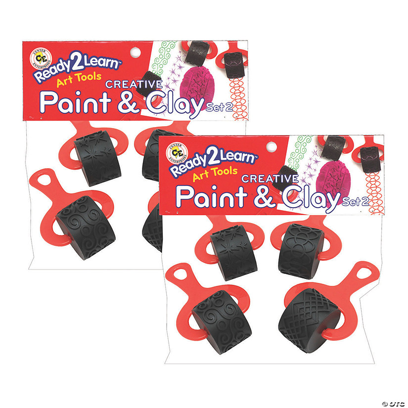 Center Enterprises&amp;#174; Ready2Learn&amp;#8482; Paint and Clay Explorer Rollers, 8 count Image