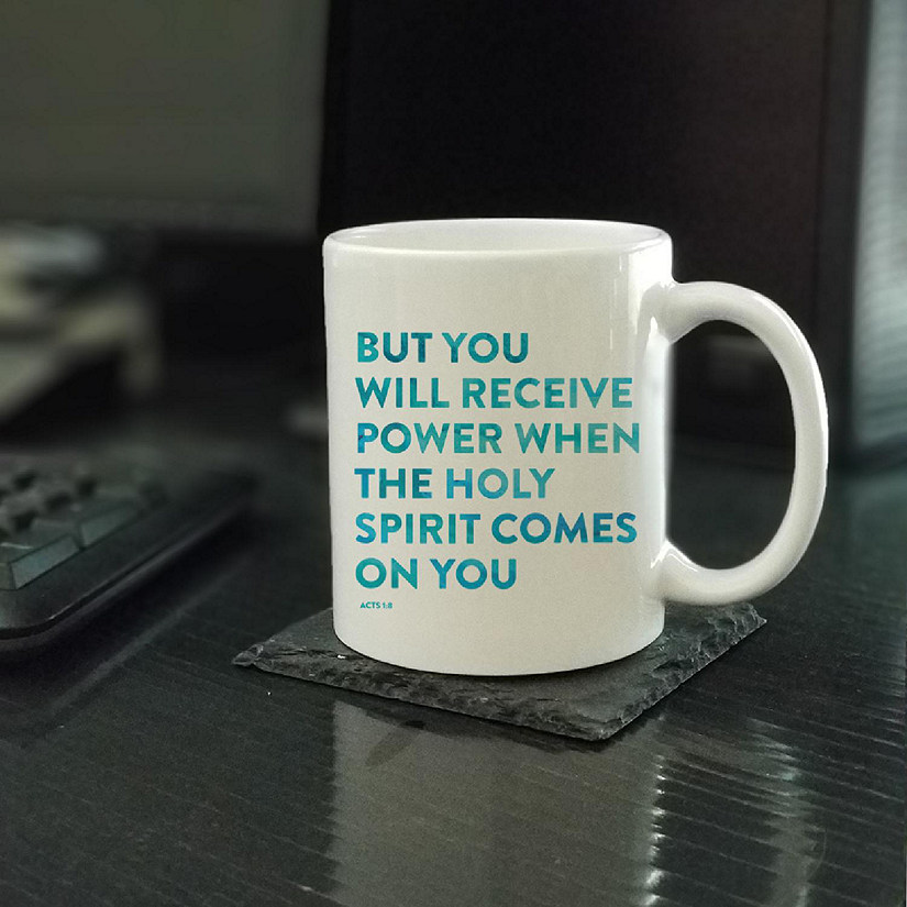 Ceramic Mug Bible Verse Acts 1:8 Image
