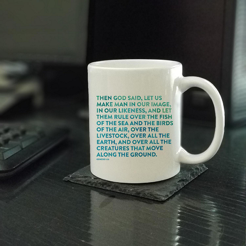Ceramic Mug Bible Verse Gen 1:26 Image