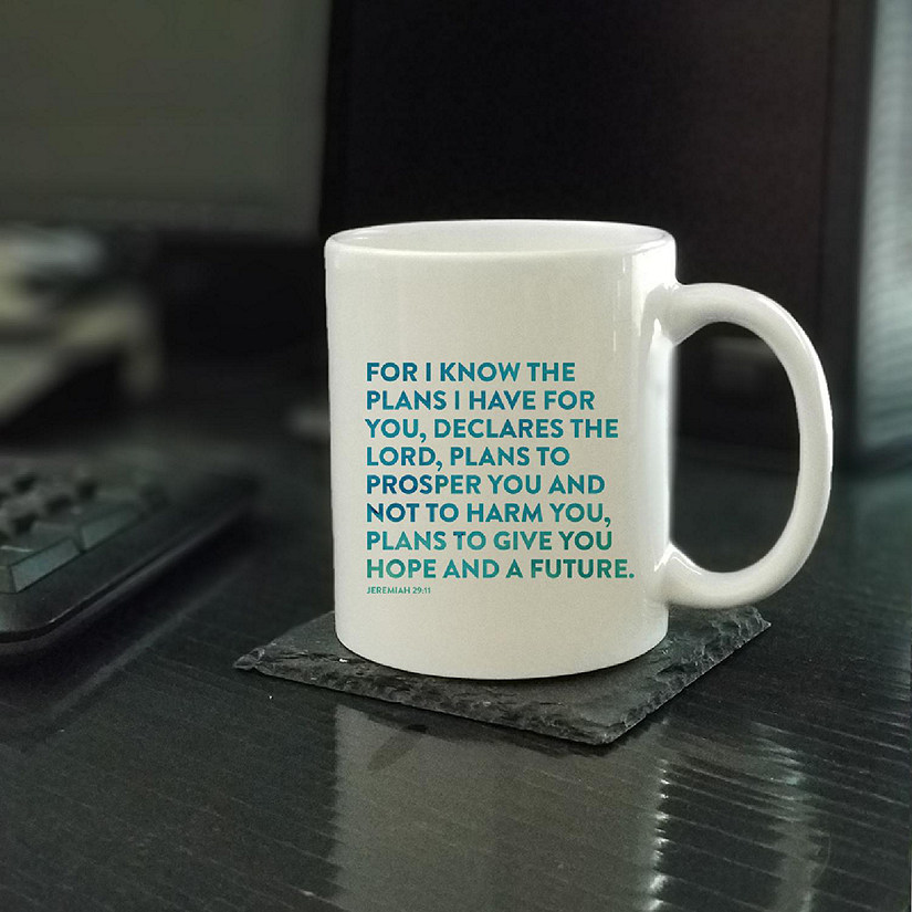 Ceramic Mug Bible Verse Jer 29:11 Image