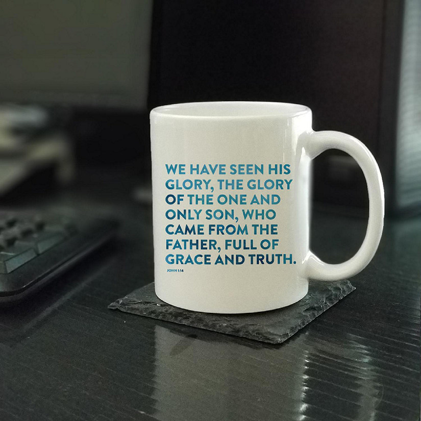 Ceramic Mug Bible Verse John 1:14 Image