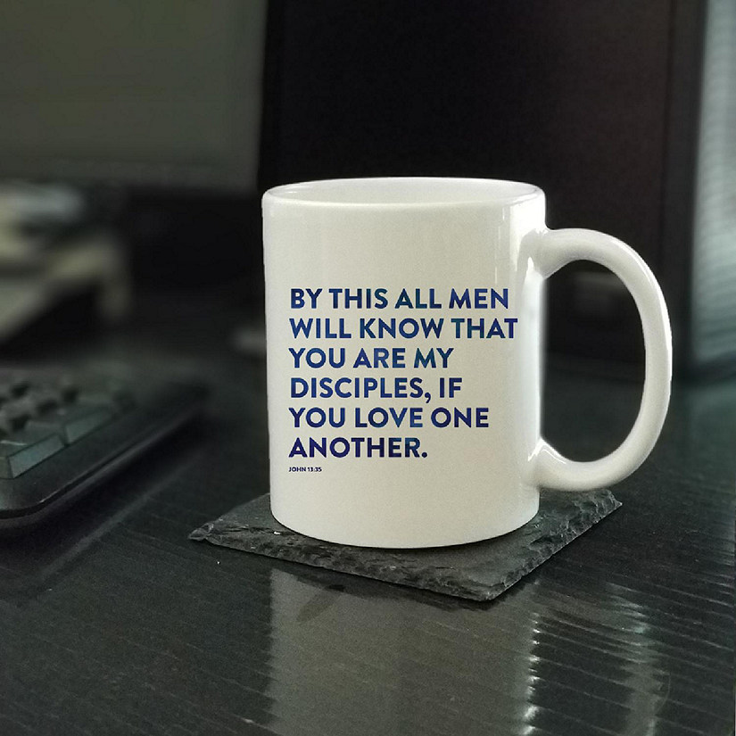 Ceramic Mug Bible Verse John 13:35 Image