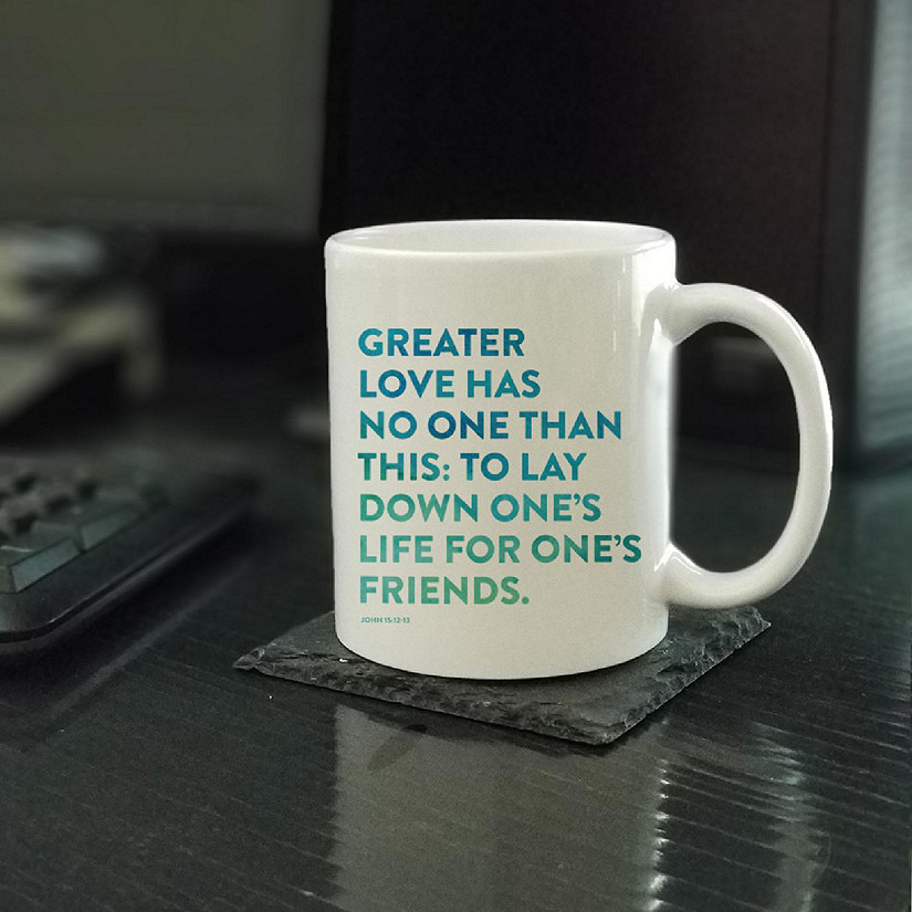 Ceramic Mug Bible Verse John 15:13 Image