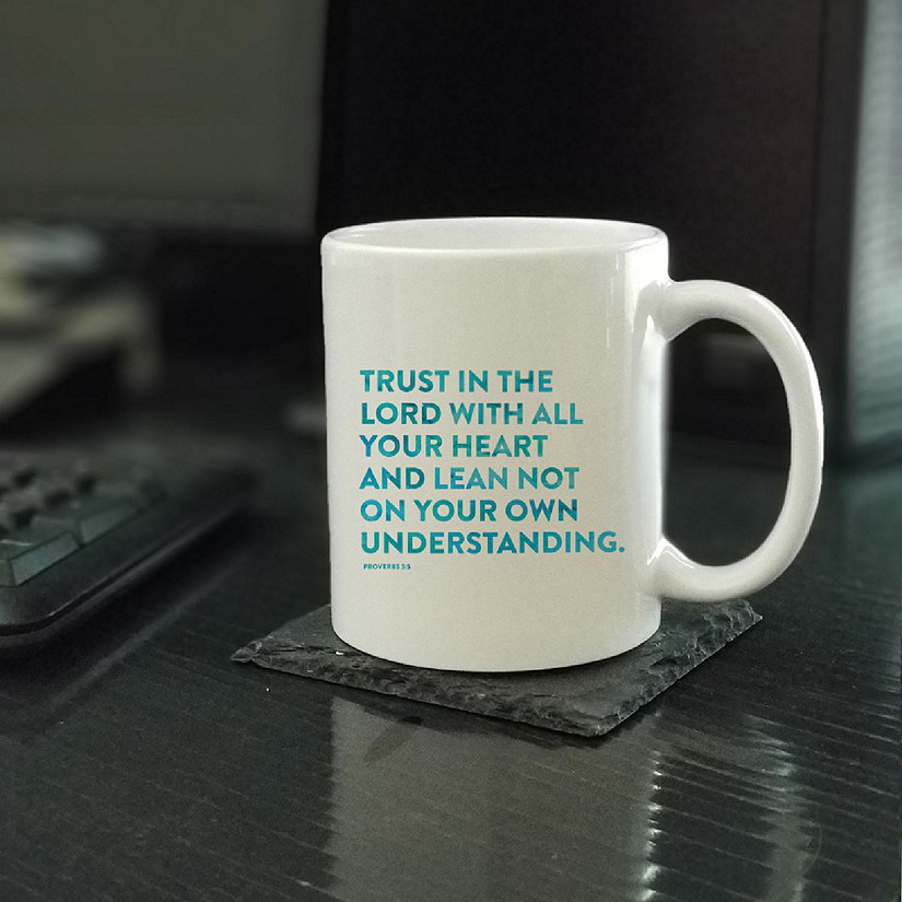 Ceramic Mug Bible Verse Prov 3:5 Image