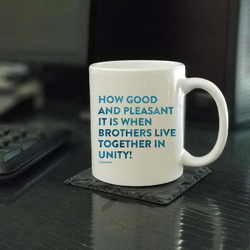 Ceramic Mug Bible Verse Ps 133:1 Image