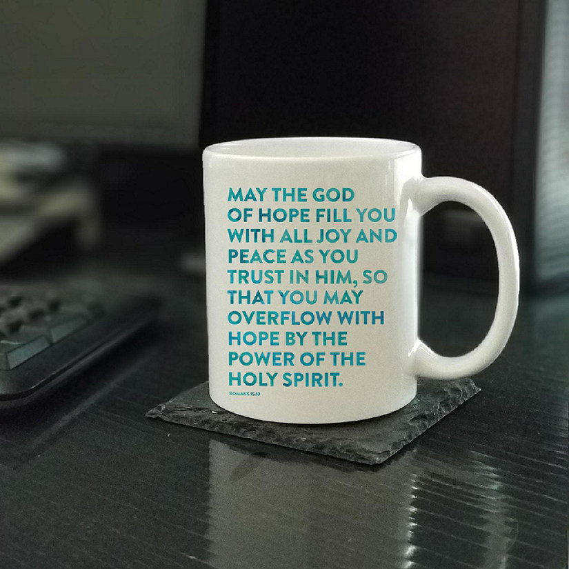Ceramic Mug Bible Verse Rom 15:13 Image