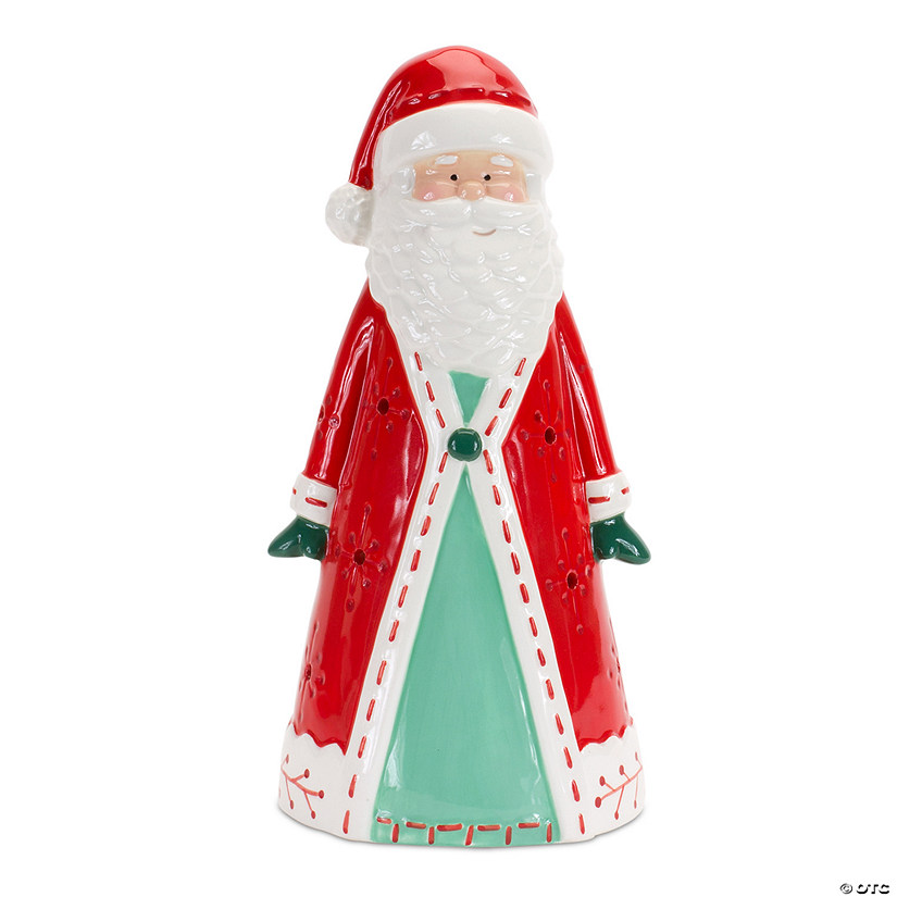 Ceramic Santa Tea Light Holder 10.25"H Oriental Trading