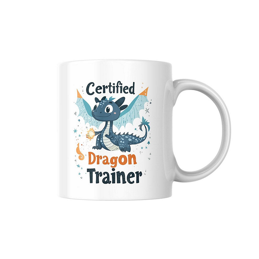 Certified Dragon Trainer Mug by Dancing Littles Jungle Image