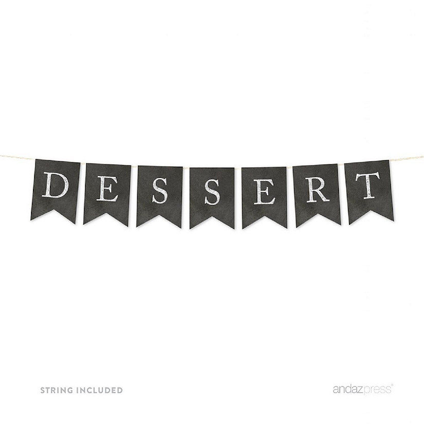 Chalkboard Dessert Banner 2ft Image