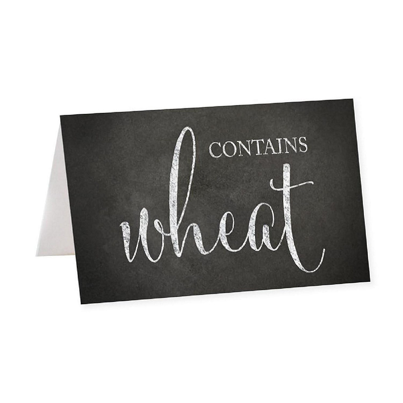 Chalkboard Food Tent Kosher Halal Image