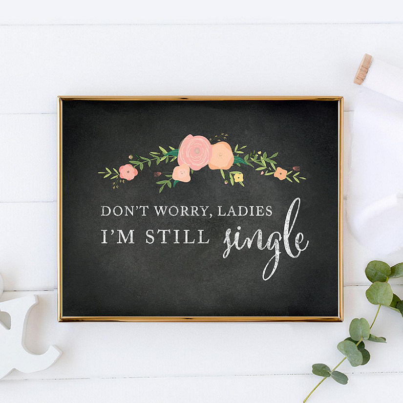 Chalkboard Pink Coral Single 8.5x11 Image