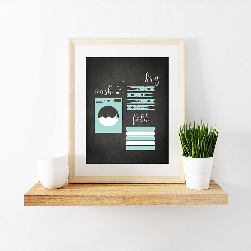 Chalkboard Wash Dry Fold 8.5x11 Image