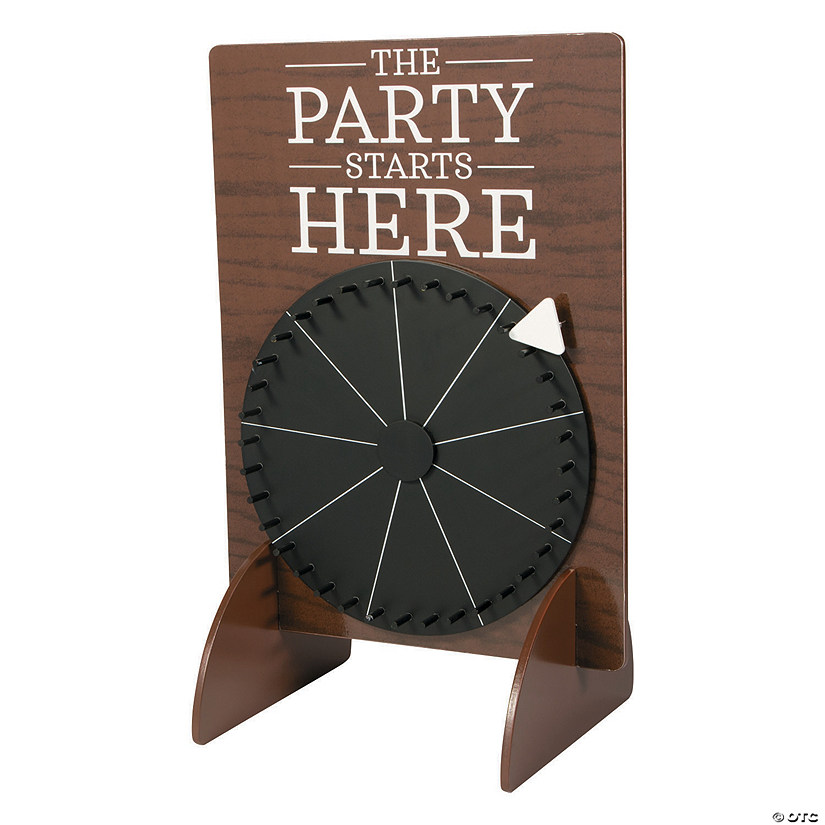 Chalkboard Wedding Spinner Wheel Image