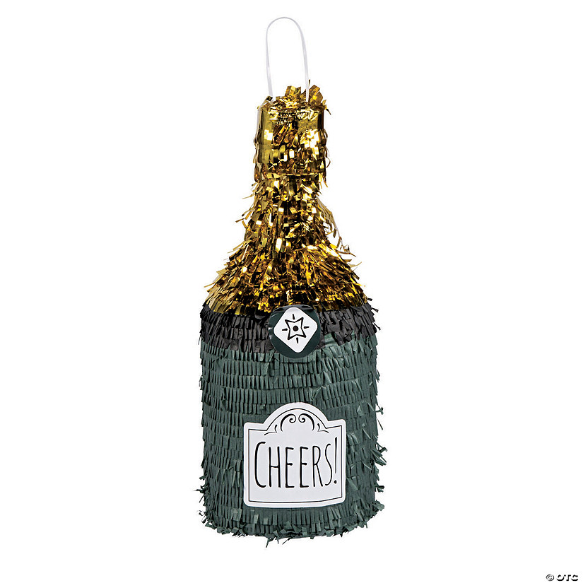 Champagne Bottle-Shaped Pi&amp;#241;ata Image