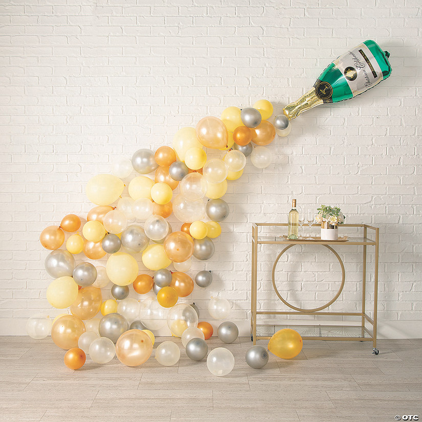 Champagne Pour Balloon Kit - 98 Pc. Image