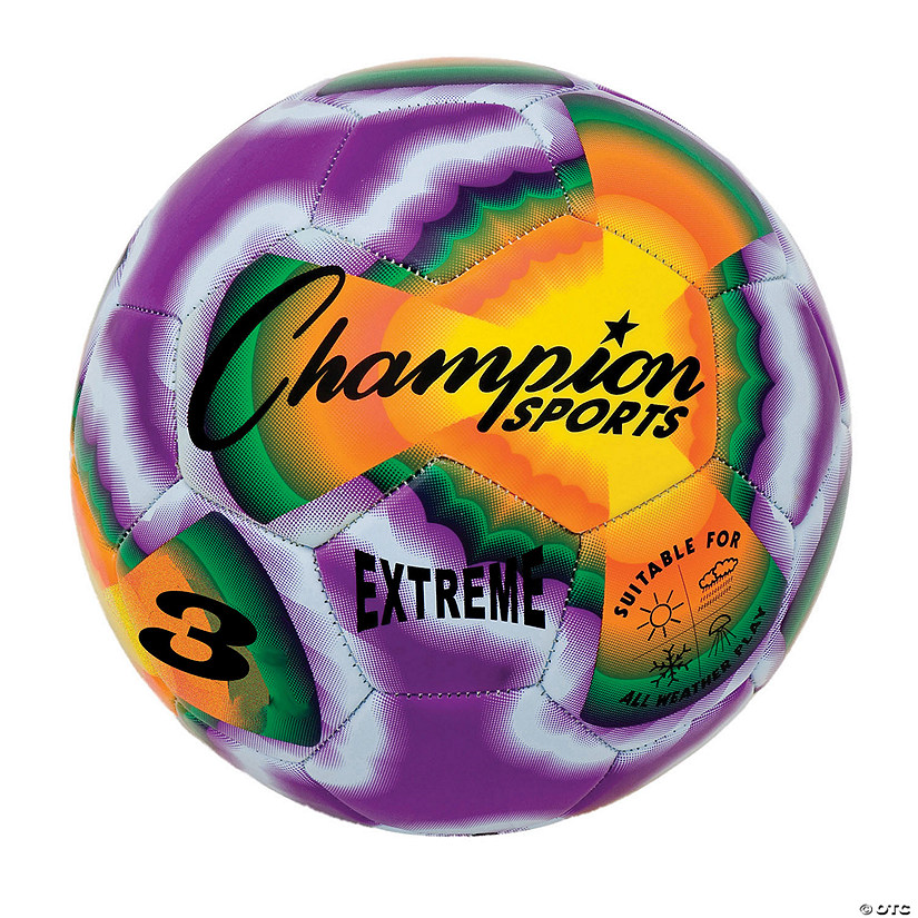 Champion Sports Extreme Tiedye Soccerball, Size 3 Image