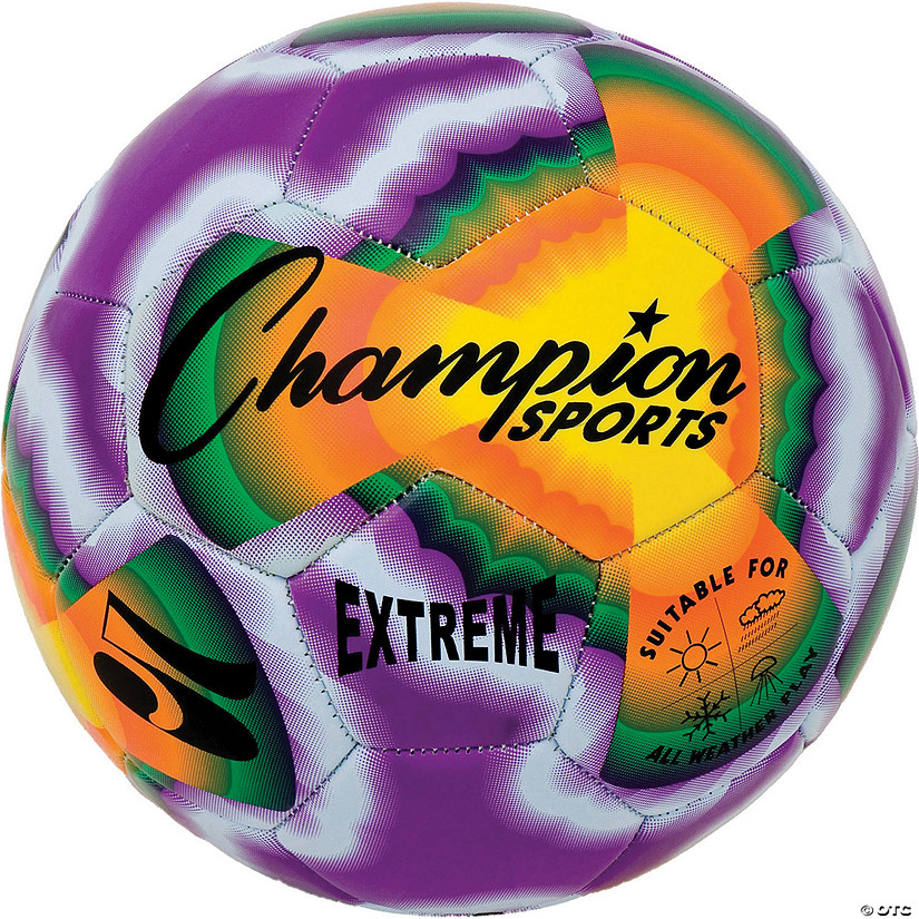 Champion Sports Extreme Tiedye Soccerball, Size 5 Image