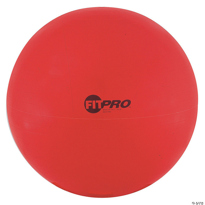 Champion Sports Fitpro Training & Exercise Ball, 65cm, Red Image