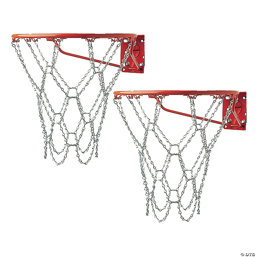 Champion Sports Steel Chain Basketball Net, Pack of 2 Image