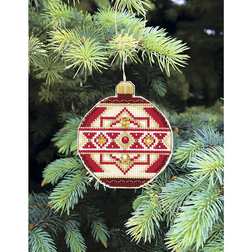 Charivna Mit Christmas tree toy cross-stitch kit T-09C Set of pictures "Merry Christmas" Image