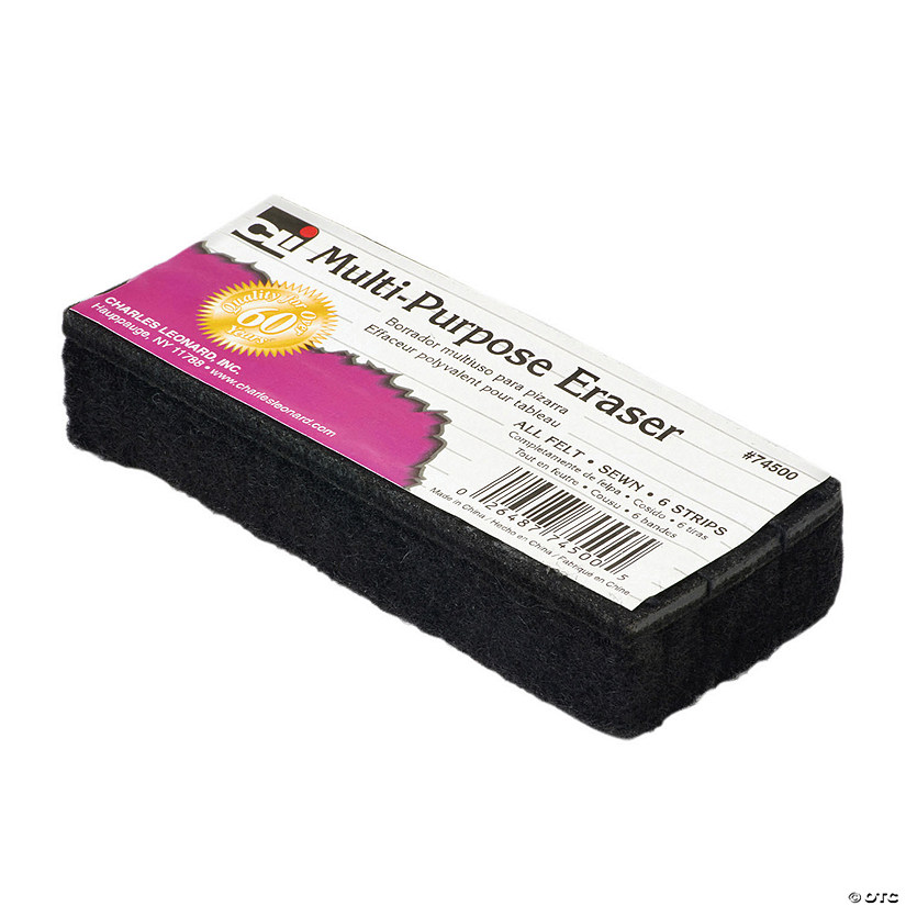 Charles Leonard Multi-Purpose Eraser, 5" Length, Pack of 12 Image