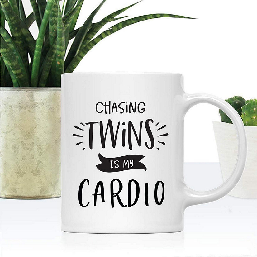 Chasing Twins Is My Cardio Ceramic Mug Image