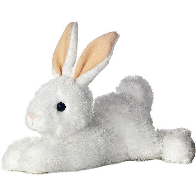 Chastity the White Rabbit 12" Flopsie Plush by Aurora Image