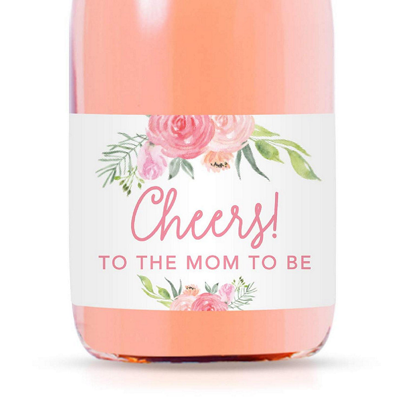 Cheers Mom To Be Peach Roses Image