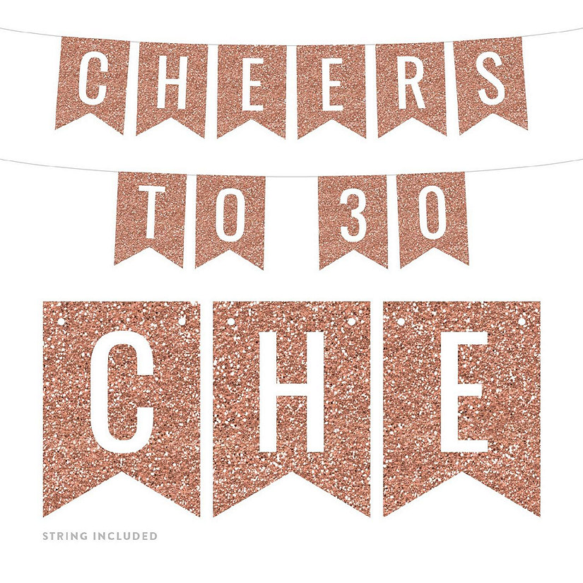 Cheers to 30 4x5.5IN Banner Image