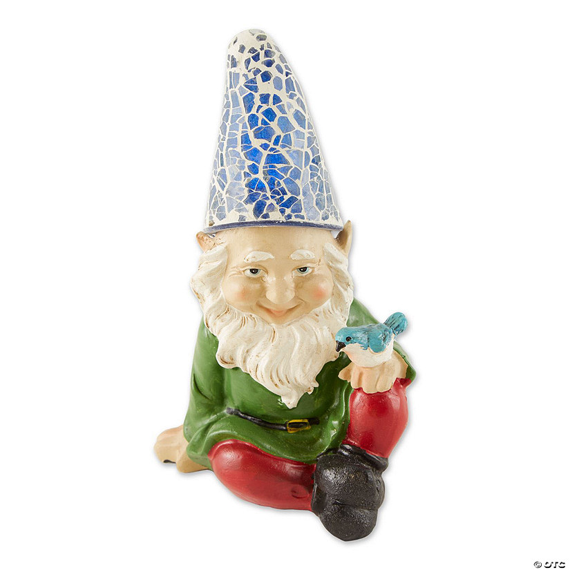 Cheery Gnome Solar Statue 4X4X7.25" Image