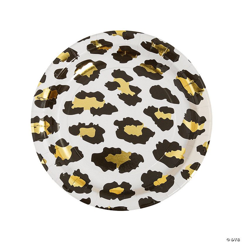 Cheetah Animal Print Dinner Plates - 8 Ct. Image