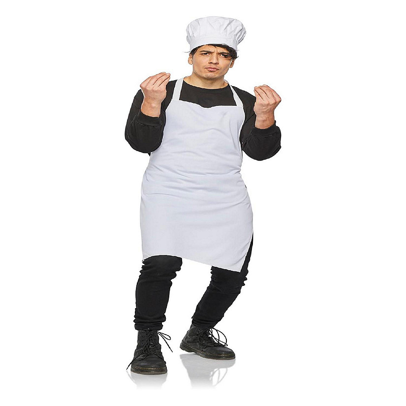 Chef Hat & Apron Adult Costume Kit Image