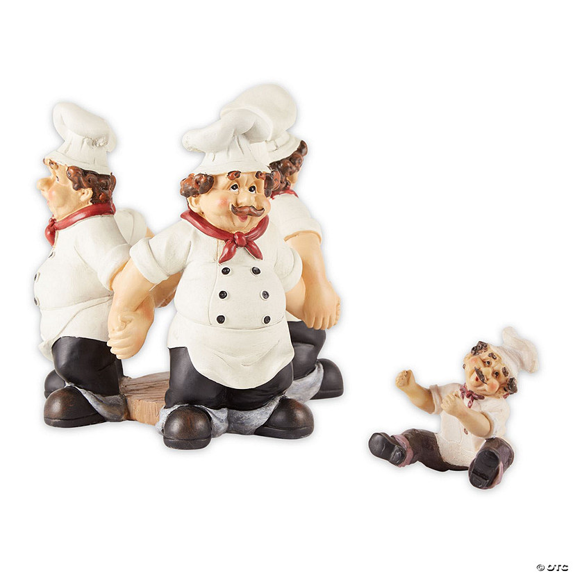 Chef Wine Bottle Holder  7X6X6.5" Image