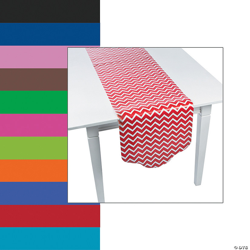 Chevron & Polka Dot Table Runner Image