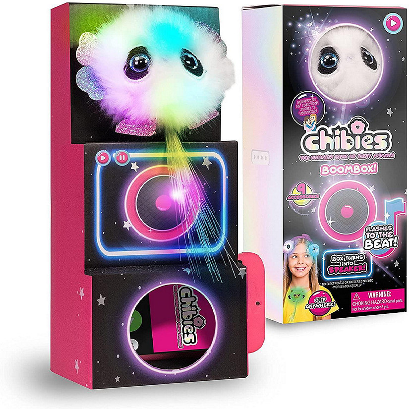 Chibies Boom Box Ava Panda Interactive with Music Glows Lights WOW! Stuff Image