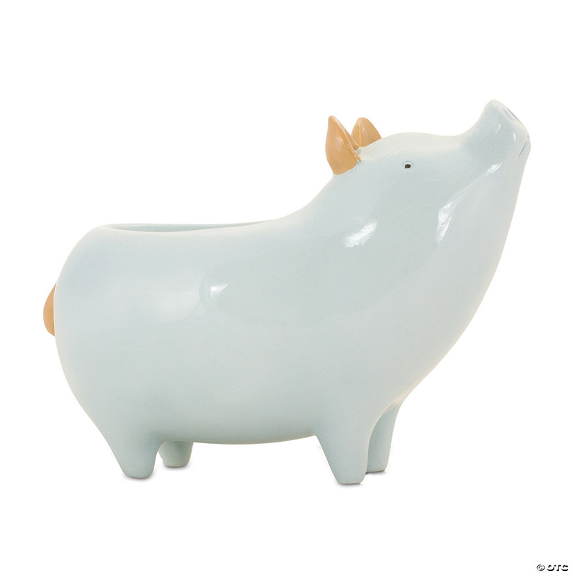 Chic Pig Planter (Set Of 4) 6"L X 4.5"H Resin Image