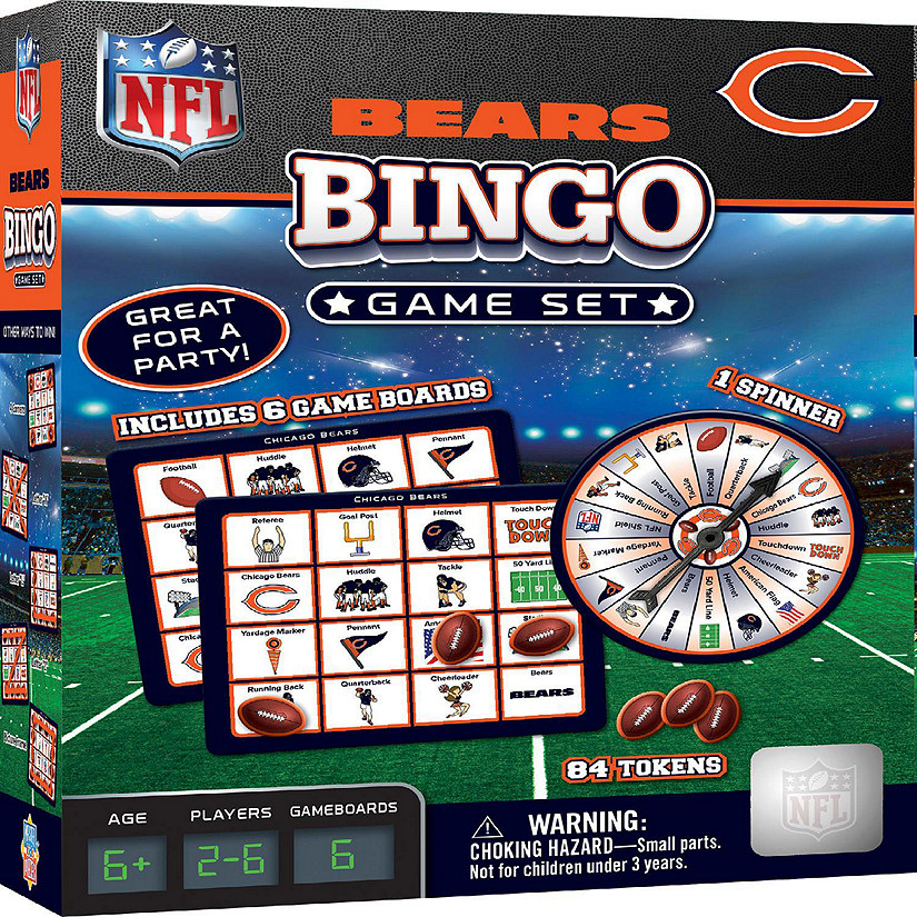 Chicago Bears Bingo Game Image